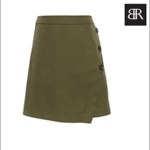 NWT Soft Wrap Front Mini-Skirt